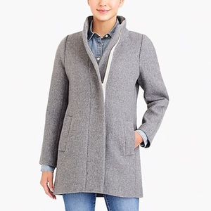 NWT J Crew Factory City Coat Heather Gray